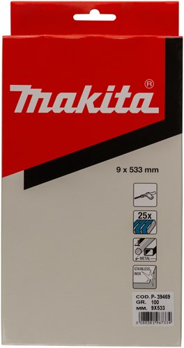 Makita accessoires makita p-39469 schuurband 9x533mm z100