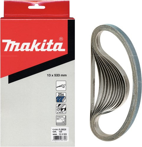 Makita accessoires makita z40 13x533mm schuurband (25 stuks) - p-39481