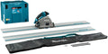 Makita sp001gz06 | accu invalcirkelzaag | 40v max | excl. accu's en lader met aws zender | 2 x geleiderail 1500mm | koppelstrips in tas - sp001gz06