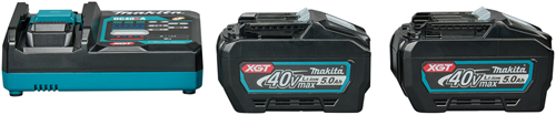 Makita startset xgt dc40ra 2x bl4050f | 40v 5,0ah accu - 1911v6-0