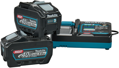Makita startset xgt dc40ra 2x bl4050f | 40v 5,0ah accu - 1911v6-0
