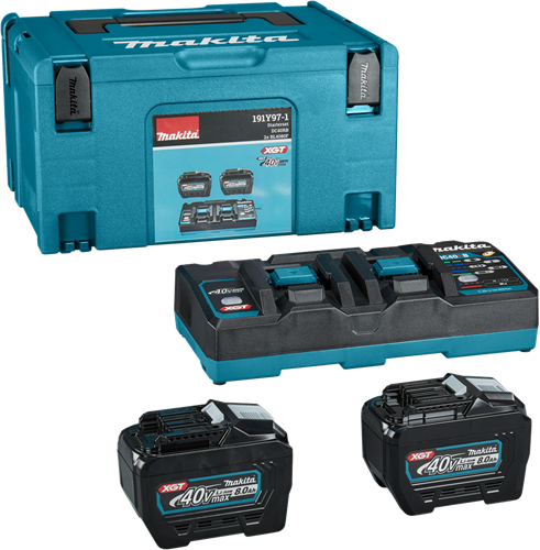 Makita startset xgt dc40rb 2xbl4080f - 191y97-1 - 191y97-1