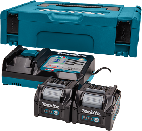 Makita startset xgt dc40rc 2xbl4025 | 40v 2,5ah - 191v27-4