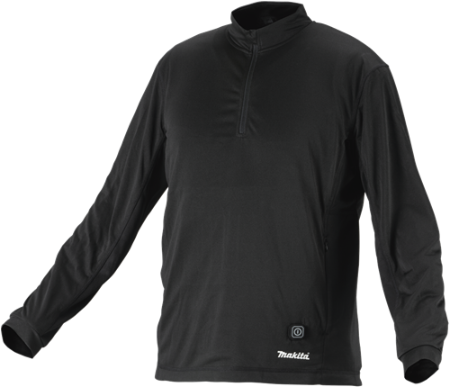Makita verwarmd ondershirt met rits 2xl - dcx201b2xl