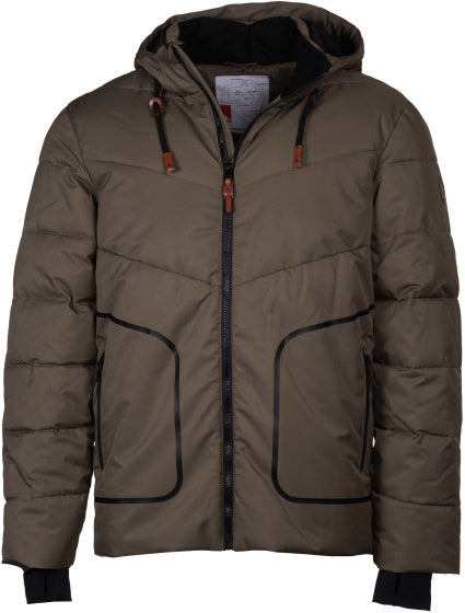 Maupiti Marck II padded winterjas heren grijsbruin maat XL