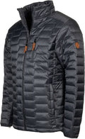 Murdock II fashion wattierte Jacke Herren dunkelgrau Größe M