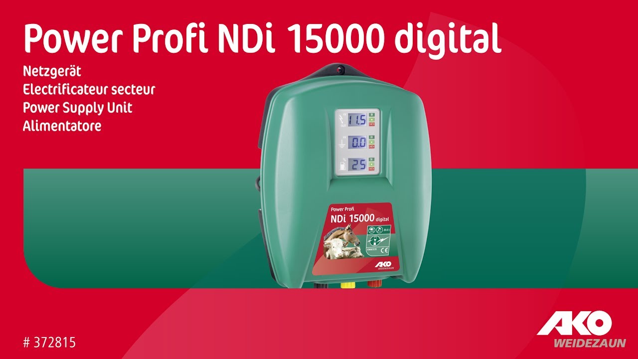 Ako producten power profi ndi 15000 digital lichtnetapparaat 230v