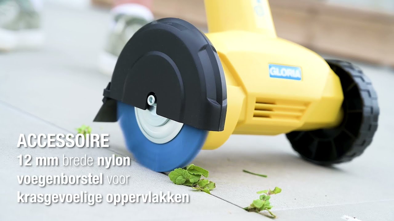 Gloria weedbrush voegenborstel li on bosch ex accu oplader