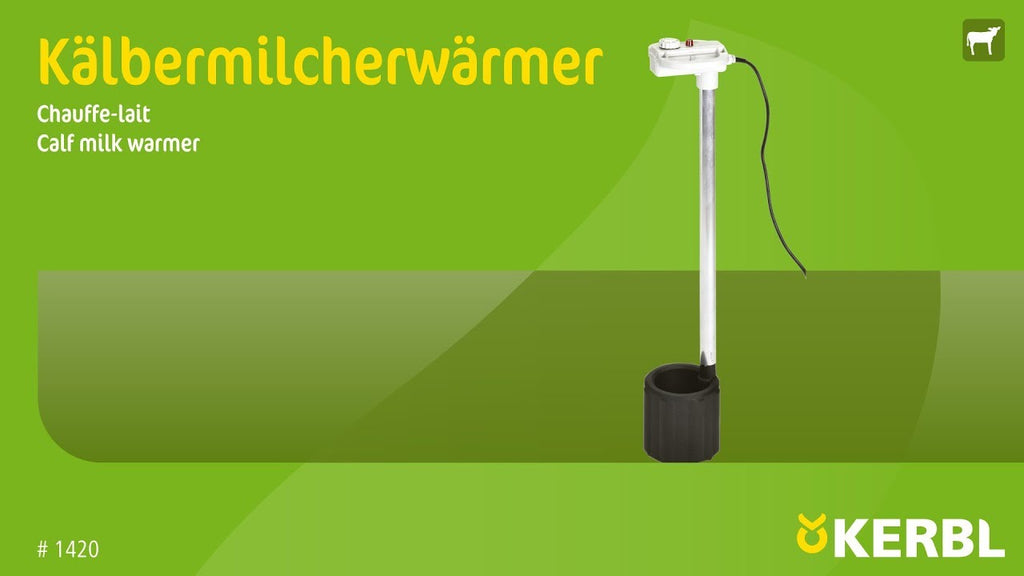 Producten kalvermelkverwarmer met thermostaat beugelgreep