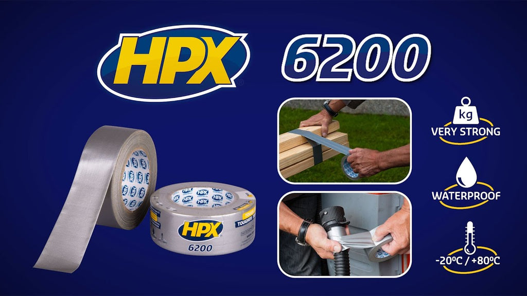 Hpx producten duct tape reparatietape groen 48mm x 25m