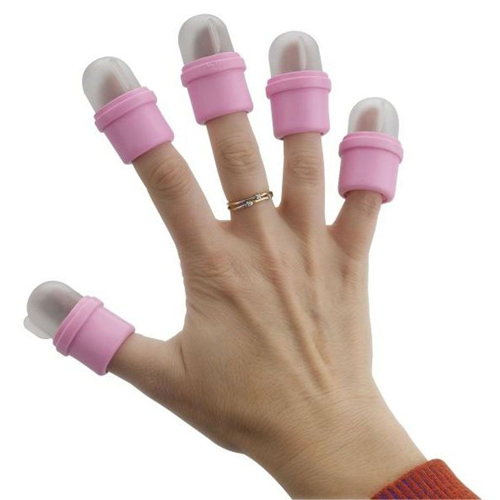 Sibel nails remover soak off vingerhoedjes roze 10st.