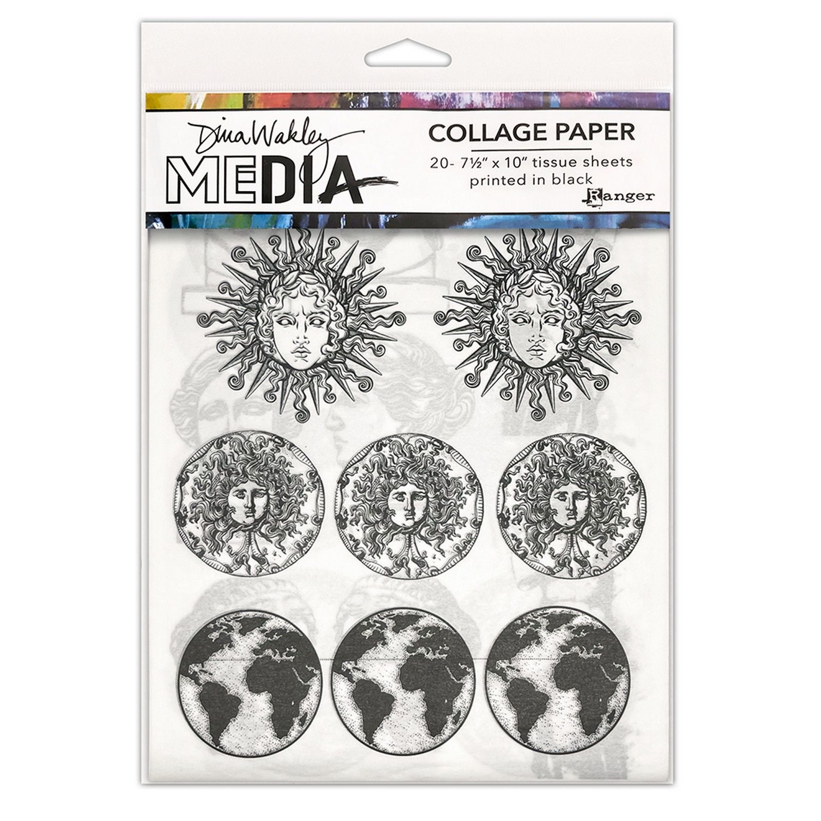 Ranger ink ranger • dina wakley media collage paper antiquities