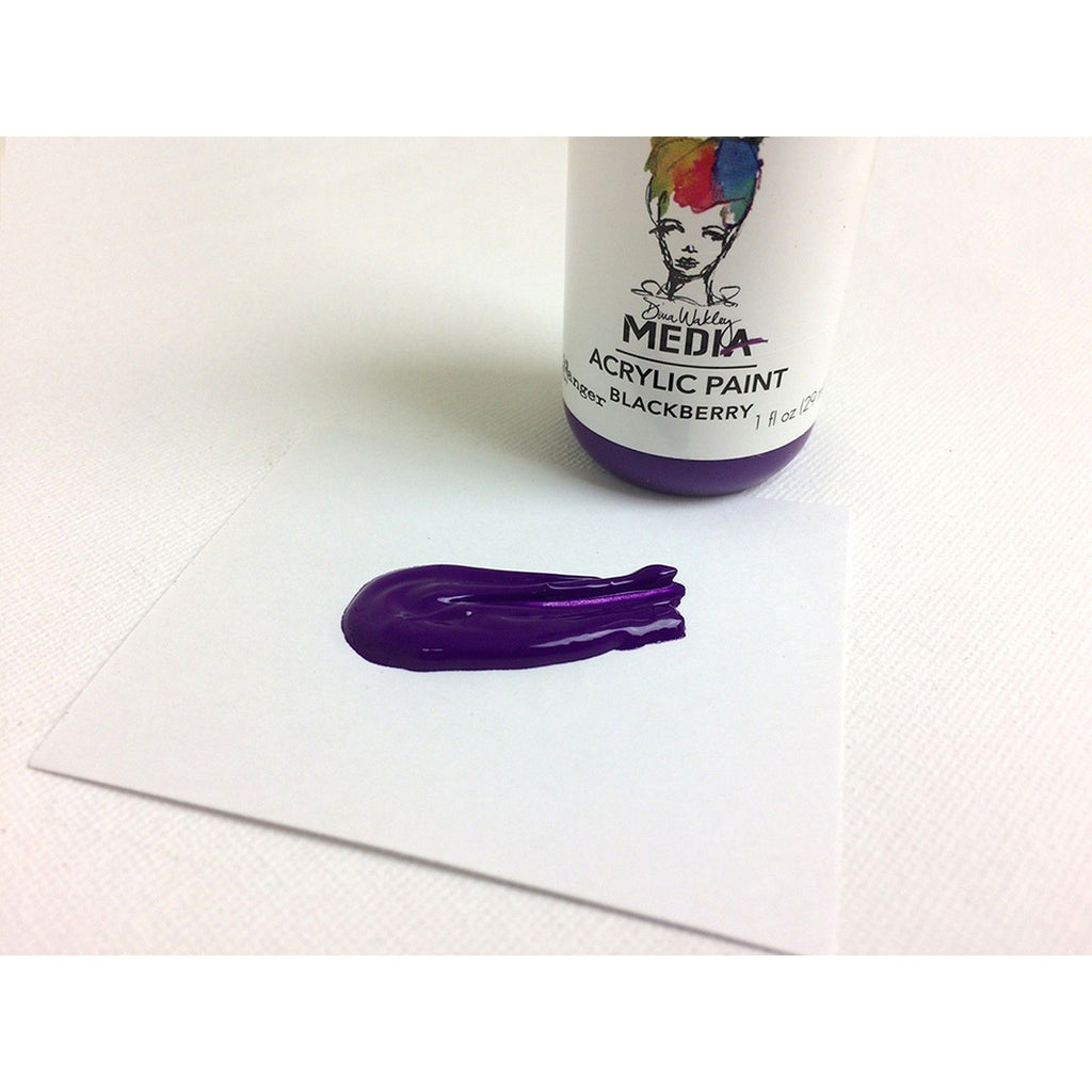Ranger ink ranger • dina wakley media heavy body acrylic paint blackberry