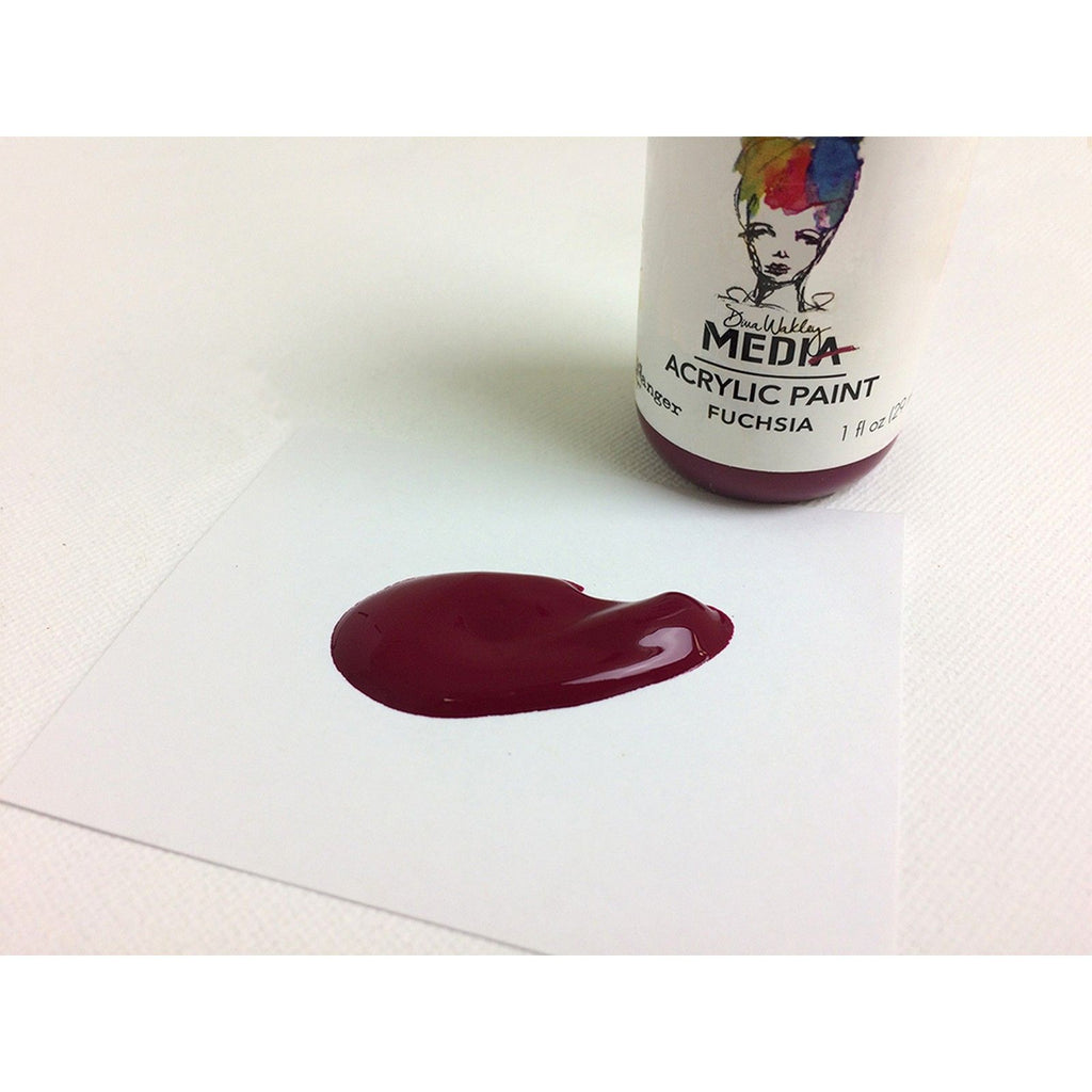 Ranger ink ranger • dina wakley media heavy body acrylic paint fuchsia