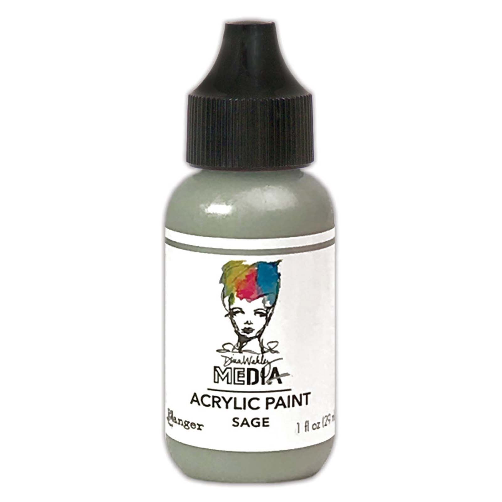 Ranger ink ranger • dina wakley media heavy body acrylic paint sage 29ml