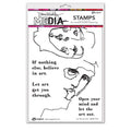 Ranger ink ranger • dina wakley media cling stamps let the art out