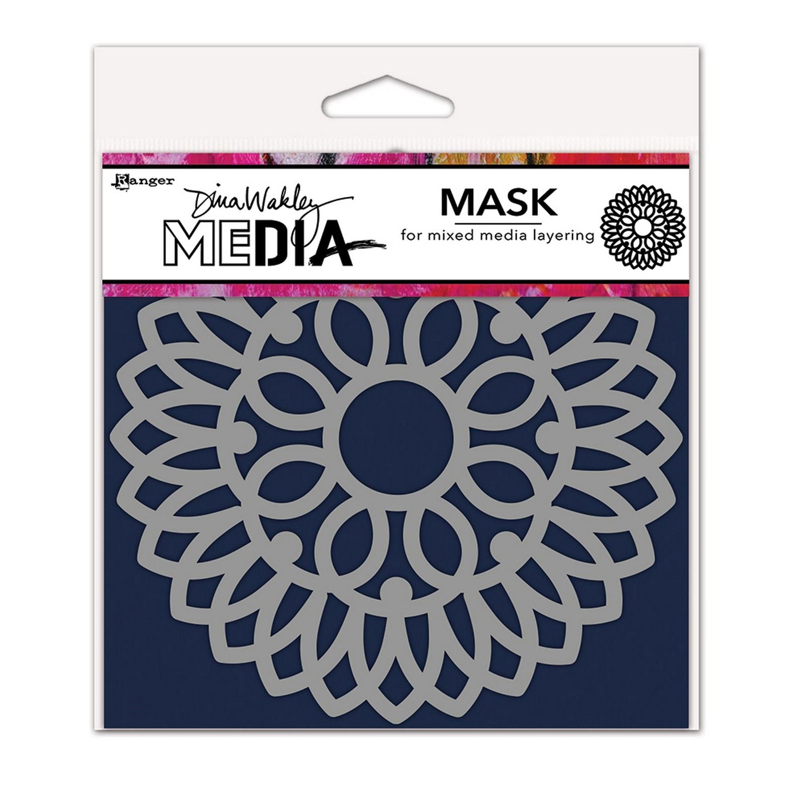 Ranger ink ranger • dina wakeley media stencils pointy doily