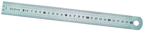 Melkmeisje maatlat rvs 300x13x0,5 mm mm, enkelz. - mm722030 - mm722030