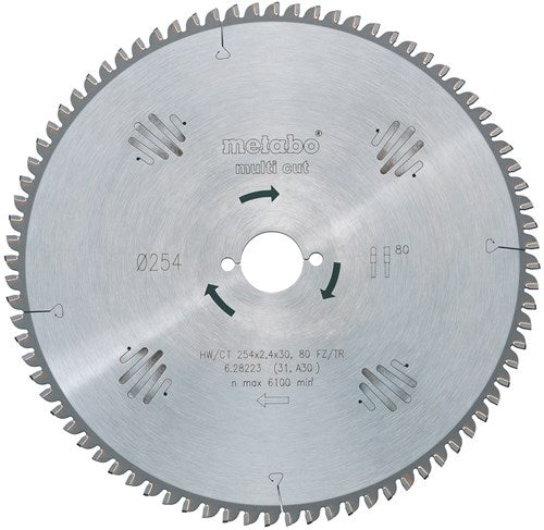 Metabo accessoires cirkelzaagblad multi cut | hw ct | ø 305 mm | 96t fz tr - 628091000