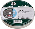 Metabo accessoires doorslijpschijven novaparid inox ø180x1,5x22,23 (10 st. in blikje) - 616368000