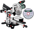 Metabo afkortzaag kgs 254 m set met trekfunctie | nieuwste model - met 2e zaagblad - 613254900