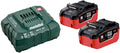 Metabo basis-set 2 x lihd 18v 5.5 ah accu's | pick+mix - 685122000