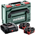 Metabo basis-set 2 x lihdx 18v 8.0 ah | met asc 290 supersnellader - 685305000
