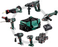 Metabo combo set 6.1 | accu-machines set | 18v | sb 18 ltx | kh 18 ltx 24 | w 18 l 9-125 quick | ase 18 ltx | ssw 18 ltx 300 bl | ula 14.4-18 led | in gereedschapstas 685211000