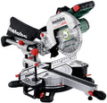 Metabo kgs 18 ltx bl 216 | accu afkortzaag 18v 216 mm met trekfunctie (1x 4.0ah accu + asc 55 lader) - 614216920