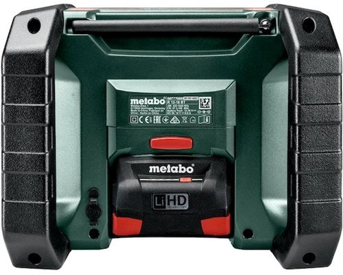 Metabo r 12-18 dab+ bt 12v 18v li-ion accu bouwradio met dab+ en bluetooth | 600778850 - 600778850