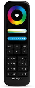 Mi-light miboxer rgb-cct afstandsbediening 2.4g 8-zones zwart - led0231