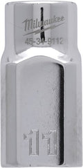 Milwaukee accessoires 1 2 dop metrisch - 11 mm - 4932480009