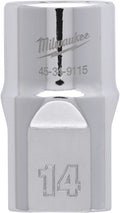 Milwaukee accessoires 1 2 dop metrisch - 14 mm - 4932480012