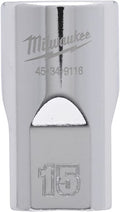Milwaukee accessoires 1 2 dop metrisch - 15 mm - 4932480013