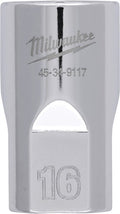 Milwaukee accessoires 1 2 dop metrisch - 16 mm - 4932480014