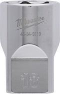 Milwaukee accessoires 1 2 dop metrisch - 18 mm - 4932480016