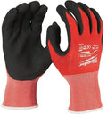 Milwaukee accessoires gedipte werkhandschoenen snijklasse 1 a | xl 10 | 12 paar - 4932471616