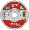 Milwaukee accessoires metaaldoorslijpschijf scs 41 125 (1,5) - 25 stuks - 4932451479