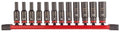 Milwaukee accessoires milwaukee shockwave™ krachtdoppenset 1 4 vierkant | lang | 12-delig - 4932480453