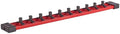 Milwaukee accessoires rail voor 10 impact doppen | 1 4 | 350 mm - 4932480444