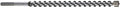 Milwaukee accessoires sds-max hamerboor, 4-kanten snijdend, 38 x 370 x 250 mm - 4932352792