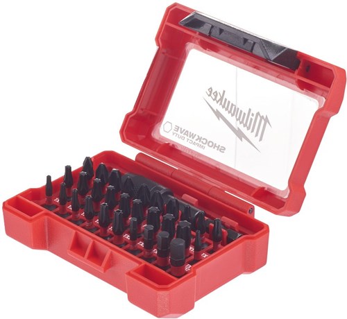 Milwaukee accessoires shockwave impact duty bit set (32 delig) - 4932464240