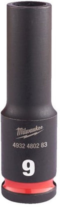 Milwaukee accessoires shockwave slagdop 3 8 diep 9mm | 1 stuk - 4932480283