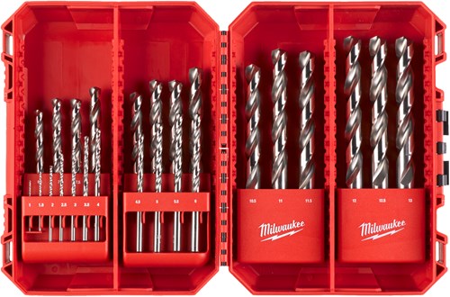 Milwaukee accessoires thunderweb packout ready box set hss-g metaalboren - 4932499767