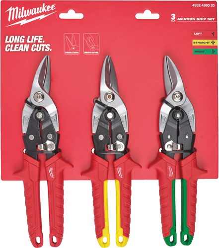Milwaukee blikscharenset | 3-delig - 4932499020