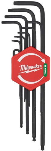 Milwaukee l-vormige torx sleutelset | 9-delig - 4932492693