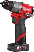 Milwaukee m12 fpd2-602x | m12 fuel accu klopboormachine (2x 6.0ah accu) - 4933479870