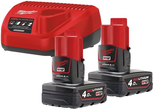 Milwaukee m12nrg-402 kit | 12v 4,0ah - 4933459211