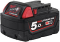 Milwaukee m18 b5 accu (18 v 5.0 ah li-ion) - 4932430483