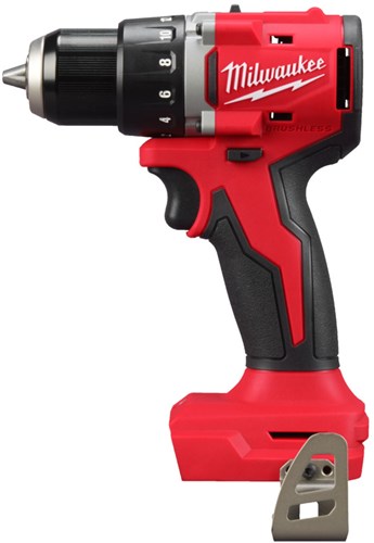 Milwaukee m18 blddrc-0 m18 boorschroefmachine 60nm compact brushless | zonder accu's en lader - 4933492831